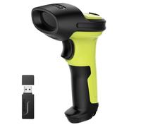 Inateck Escáner de Código de Barras 2D Bluetooth, Lector de Código de Barras Inalámbrico USB 1D 2D Portátil, 1 Carga 3 Meses, con AI, App y SDK, Escaneo Rápido y Preciso, BCST-72, Verde