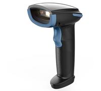 Inateck Escáner de Código de Barras Bluetooth, Lector de Código de Barras Inalámbrico USB 1D 2D Portátil, 1 Carga 3 Meses, Lector Código Barras con App y SDK, BCST-23, Azul