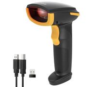 Inateck Escáner de Código de Barras Bluetooth, Lector de Código de Barras Inalámbrico USB 1D Portátil, 1 Carga al Mes, Escáner con Aplicación y SDK, BCST-21