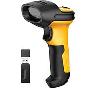 Inateck Lector de códigos de barras P6 inalámbrico 2.4GHz – alcance 60m, batería 2600mAh (1 mes)