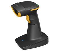 Inateck Lector De Códigos De Barras Inalámbrico, Bluetooth 5.0, Base Inteligente 2.4Ghz, Escaneo En Pantalla, BCST-54 (Negro)