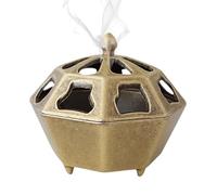 Incense Burner, Zinc Alloy Home Incense Stick Holder, 3.54 Inches Air Purifying Scent Diffuser Tool for Meditation, Bedroom, Kitchen, Tea Room, and Relaxation Spaces