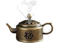 Incense Burner, Zinc Alloy Home Incense Stick Holder, 3.54 Inches Air Purifying Scent Diffuser Tool for Meditation, Bedroom, Kitchen, Tea Room, and Relaxation Spaces
