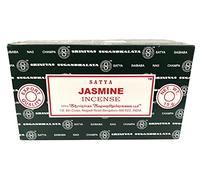 Incienso aroma jazmín de Sai Baba, línea Nag Champa, paquete de 15 g, 1 caja de 12 paquetes