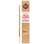 INCIENSO ARTESANO DE PALO SANTO Y OLÍBANO (INCIENSO) - SAGRADA MADRE (8 VARILLAS GRUESAS) | SAHUMERIO NATURAL DE 1 HORA | Palo Santo Peruano, Aceites Esenciales y Aglutinante Natural