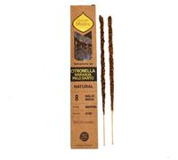 Incienso Citronela, Naranja y Palo Santo Natural Sagrada Madre - Sahumerio 8 varillas gruesas Ecológico