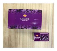 Incienso Conos Jazmin, Lavanda, Salvia blanca, Rosa, Mil flores, Ruda Sac Cantidad 1 caja con 12 unidades de 10 conos - Hulehule Tex