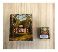 Incienso Conos Mirra, Sandalo, Patchouli , Palo Santo, Opium, Money Drawing, Frankincense Olibano Sac Cantidad 1 caja con 12 unidades de 10 conos - Hulehule Tex