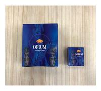 Incienso Conos Mirra, Sandalo, Patchouli , Palo Santo, Opium, Money Drawing, Frankincense Olibano Sac Cantidad 1 caja con 12 unidades de 10 conos - Hulehule Tex