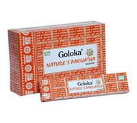 Incienso Goloka Nature's Nest - Rosa - Lavanda - Meditación - Parijatha - Basil Varillas de incienso Natural Natures rosa lavanda meditación hecho a mano en India Nag Champa