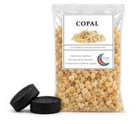 Incienso Litúrgico Jerusalén en Grano, 100g, con 2 Pastillas de Encendido, Aroma Sagrado (Copal)
