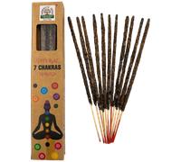 Incienso natural 7 Chakras Namaste India Natural Masala Orkay - 1 cajetilla de incienso orgánico 30gr.