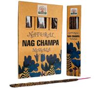 Incienso Natural Orgánico Nag Champa ORKAY Masala Hecho a Mano Ecológico Sahumerio - Caja completa con 12 paquetes de 33gr.