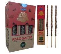 Incienso Natural Orgánico Palo Santo Ullas Hecho a Mano Ecológico Sahumerio - Caja completa con 12 paquetes de 25gr.