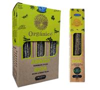 Incienso Natural Orgánico Ruda Ullas Hecho a Mano Ecológico Sahumerio - Caja completa con 12 paquetes de 25gr.