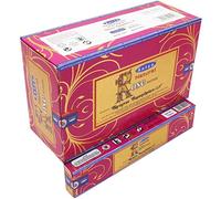 Incienso Natural Serie Satya - Rosa - 15 Grs - Lote de 12 recipientes