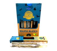 Incienso Orgánico Ullas Salvia Blanca Hecho a Mano 12 Cajitas 25g