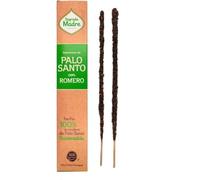 Incienso Palo Santo con Romero Sagrada Madre - Sahumerio 8 varillas gruesas