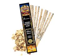 Incienso peruano en palillos Olibanum blanco - Granos y hierbas 100% naturales - Hecho a mano en Perú