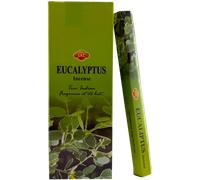 Incienso SAC Eucalipto - Caja de 6 paquetes hexagonales de 20 barritas 120 barritas de incienso