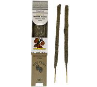 Incienso Salvia Blanca Golden Vijayshree Wild Craft White Sage Varillas artesanales de alta calidad - 30 gramos.