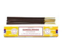 Satya - Varillas de incienso de sándalo de 15 g, caja de 12 paquetes
