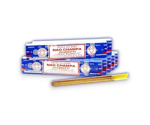 Incienso Satya Sai Baba Nag Champa - 15g x 12 Cajas - Satya