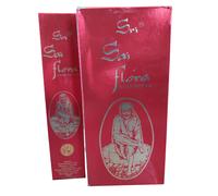 Incienso Sri Sai Flora Fluxo - Caja completa con 12 paquetes de 25gr.