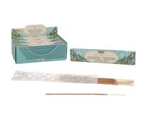 Incienso Varilla Aroma Palo Santo y Salvia Blanca Varilla 24 cm Palo Santo & White Sage (90 Unidades) + estampita San Pancracio