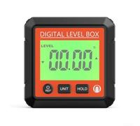 Inclinómetro Digital ABS Pantalla Retroiluminada ±0.3° | Cuerpo ABS , retroiluminación LED, autoapagado 6 min, para batería AAA, compacto