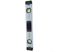 Inclinómetro digital de 400 mm con pitido audible inclinómetro digital de | Medición dual X/Y, longitud de 400 mm, base magnética, alertas audibles en ángulos críticos, pantalla de rotación automática