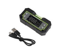 Inclinómetro digital doble LCD transportador tipo C recargable medidor de | Inclinómetro digital de doble función con gran pantalla LCD retroiluminada para lecturas de ángulo claras en condiciones de