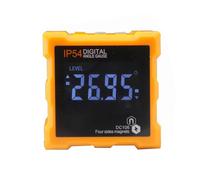 Inclinómetro digital IP54 LCD medidor de ángulo ABS 6 x 6 x 3 cm | Este inclinómetro digital ofrece lecturas precisas de inclinación de 0,1 grados para construcción y topografía.