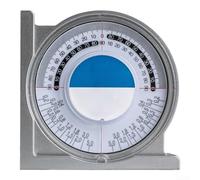 Inclinómetro Magnético Aleación ±0.1° Inclinómetro Magnético(B) | Calibración automática por gravedad, base magnética for para fuerte, aleación aluminio, precisión ±0.1°, for para rango 130°