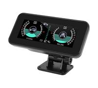 Inclinómetro para Automóvil, Medidor de Inclinación de ángulo de Paso HUD Digital Universal Medidor de Inclinación de Nivel Automotriz de Alta Resolución Indicador de Clinómetro de Brújula Electrónica
