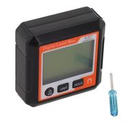 Inclinómetro transportador digital con base magnética para mediciones precisas de ángulo y fácil conversión en carpintería y reparación (C)