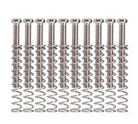 Incluye 10 tornillos de pastilla de guitarra y tornillos de altura de pastilla, tornillos de montaje de pastilla de doble bobina y