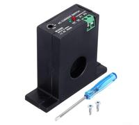 Incombustible ABS Interruptor de corriente para relé M3086 Negro | Detección precisa de CA 0-30A, tecnología inductiva, supervisión confiable, grado industrial