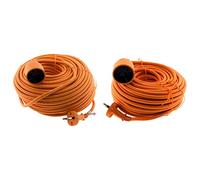 Inconnu - Cable de extensión, 40 m, Naranja & AUCUNE - Prolongateur de Jardin 25M 2x1,5mm²