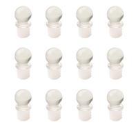 INCREWAY 12 tapones para botella de vino, tapón de botella de bola de cristal, tapón hermético de silicona, conservador de vino para botella de vidrio