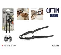 Inde Cascanueces Decorativo de Aleación de Zinc Color Negro, 15.5 cm de Alto, Dimensiones 18.1 x 7.9 x 1.5 cm (24 Unidades)