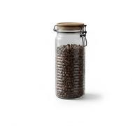 INDE SANTA CLARA | Tarro de Vidrio con Tapón de Acacia 1300ml, Recipiente Hermético, Tarro Cristal con Tapa para Almacenaje de Alimentos, Bote Cocina, Recipientes Herméticos para Alimentos