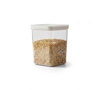 INDE SANTA CLARA | Tarro Rectangular con Tapa Hermética 1.6L, Recipiente PET Hermético Apilable para Almacenaje de Alimentos, Bote de Cristal sin BPA para Cocina y Organizador