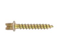 INDEX A PERFECT FIXING - ABTAB0640 [AB-TA B] Tirafondo para abrazaderas con doble rosca, Huella ranurada, Acero bricomatado, Medida: M6 x 40, Caja de 100 unidades
