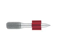 INDEX A PERFECT FIXING - FPCRM80812 FP-CR 08 M8] Clavos roscados con arandela para pistola de polvora, superficies de hormigón y acero, M8, Acero zincado, Medida: 3,8 x 12 mm, Caja de 100 unidades