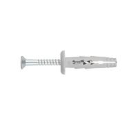 INDEX A PERFECT FIXING - TCSP06032 [TC-SP] Taco clavable de alta expansión con cabeza ancha y tornillo de cabeza avellanada, Medida 6 x 32 mm, Caja 100 unidades