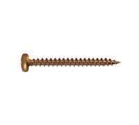 INDEX A PERFECT FIXING TRPO45020 - Tornillo tirafondo pozidriv cabeza alomada filete 40 lubrificado bicromatado 4,5 x 020