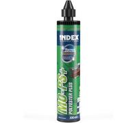 Index Anclaje Fijación Químico Poliéster Sin Estireno 300ML: Fijación resistente y duradera con este anclaje químico, ideal para trabajos de construcción y reparación.