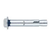 Index Anclajes antigiro CH-TO Pack 100 para cargas altas, cincado, tornillo hexagonal 6,8 mm M10x70