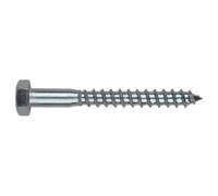 INDEX Fixing Systems DIN-571 - Pack de 20 tornillos con rosca para madera y aglomerado, cabeza hexagonal (cincados, 7 x 70 mm)